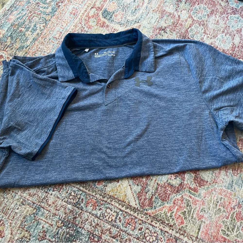 Under Armour Men's Blue Polo Shirt